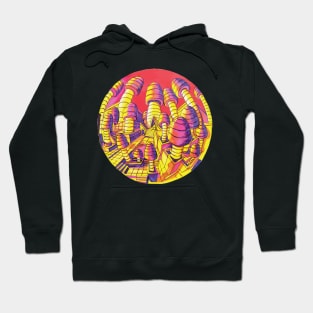 Mushroom City | Psychedelic Art Hoodie